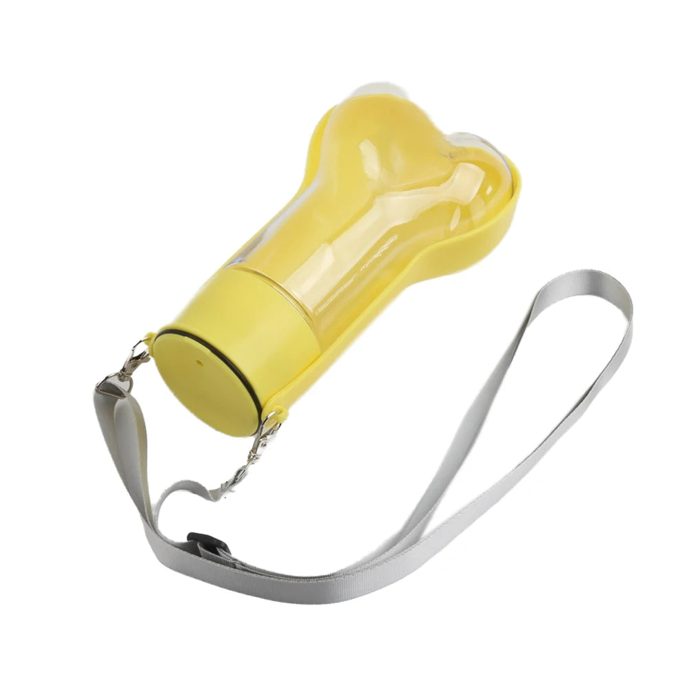 Portable Dog Water Bottle Leakproof Pet Drinking Bowls for Dogs Cats Puppy Outdoor Travel Walking Feeder Dispenser with Strap