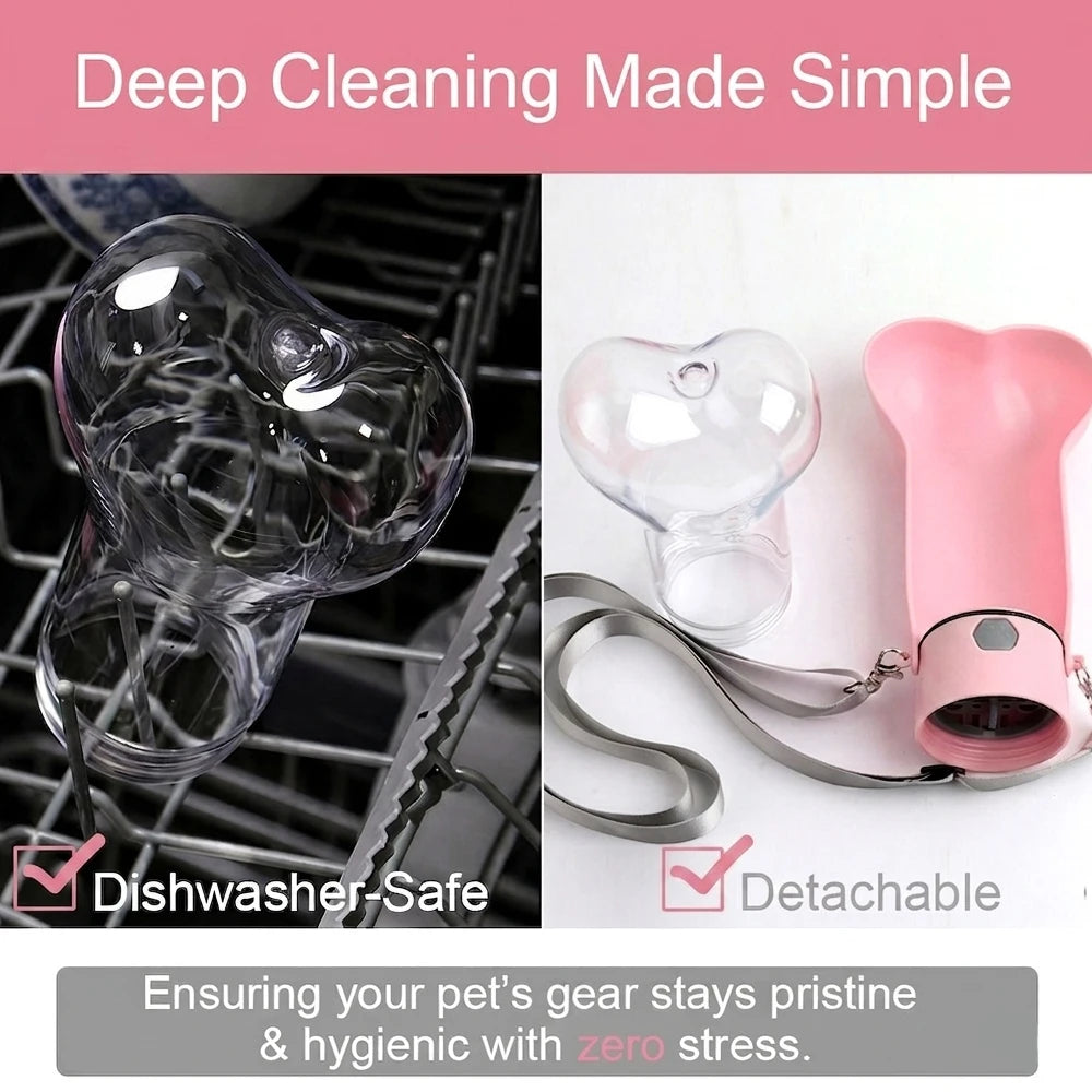 Portable Dog Water Bottle Leakproof Pet Drinking Bowls for Dogs Cats Puppy Outdoor Travel Walking Feeder Dispenser with Strap